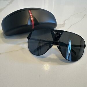 Prada Black Sunglasses with Case